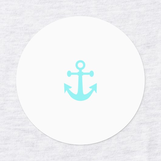 Schattige roze vlamingos, Baby walvis, anker Labels (Design 2)