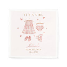 Schattige Roze Waterverf Boho Kleding Meisje Baby 