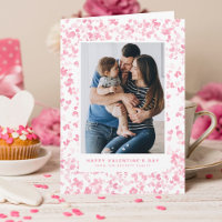 Schattige Roze Waterverf Love Hearts Valentijnsdag