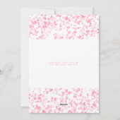 Schattige Roze Waterverf Love Hearts Valentijnsdag Feestdagenkaart (Achterkant)