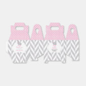 Schattige Roze, Wit en Grijs Olifant 🐘 Bedankdoosjes (Uitgevouwen)