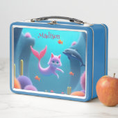 Schattige Roze Zeemeermin Kitten (In situ)