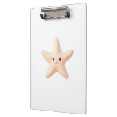 Schattige Roze Zeester Klembord (Links)
