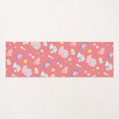 Schattige roze zoet dinosaurus regenboog pastel Pa Yogamat (Voorkant (horizontaal))