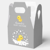Schattige Rubber Duck Baby shower Favor Box Bedankdoosjes (Geopend)