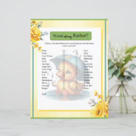 Schattige Rubber Duck Baby shower zou mama liever