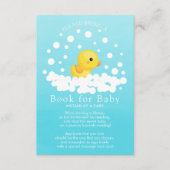 Schattige Rubber Duck Boek voor Baby Kaart (Voorkant)