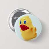 Schattige Rubber Duck Ronde Button 5,7 Cm (Voorkant /achterkant)