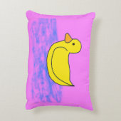 Schattige Rubber Ducky Accent Pillow Accent Kussen (Achterkant (Verticaal))