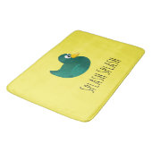 Schattige rubber eendje badmat (Gekanteld)