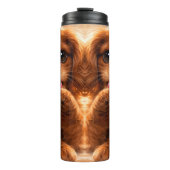 Schattige Ruby Cavalier Spaniel Thermosbeker (Voorkant)