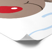 Schattige Rudolph - Poster (Hoek)