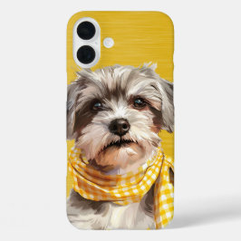 SCHATTIGE RUIGE TERRIËR PUPPY HOND iPhone 16 PLUS HOESJE