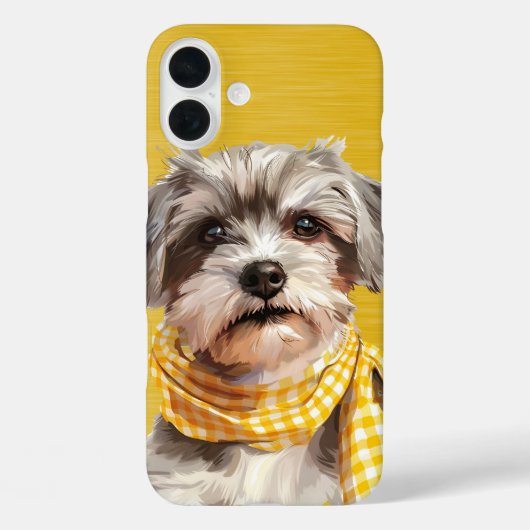 SCHATTIGE RUIGE TERRIËR PUPPY HOND Case-Mate iPhone CASE (Achterkant)