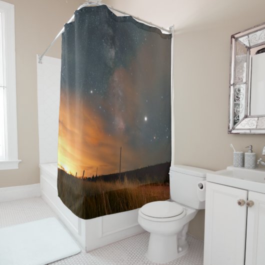 Schattige ruimte douchegordijn (In situ)