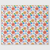 Schattige ruimtepatroon-inpakpapier cadeaupapier (Vlak)