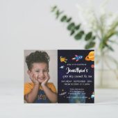 Schattige Ruimtevaarder Briefkaart (Staand voorkant)