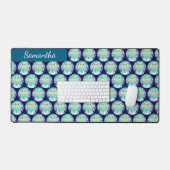 Schattige ruimtewezen en konijntje bureaumat (Keyboard & Muis)