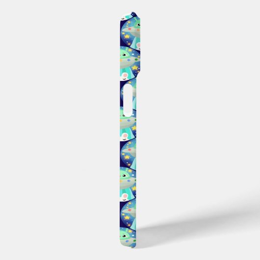 Schattige ruimtewezen en konijntje Case-Mate iPhone case (Achterkant / Rechts)