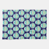 Schattige ruimtewezen en konijntje theedoek (Horizontaal)