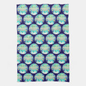 Schattige ruimtewezen en konijntje theedoek (Verticaal)