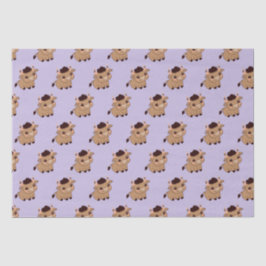 Schattige runderpatroon tissuepapier