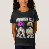 Schattige Runners Gnome Paar Grappig hardlopen is  T-shirt (Voorkant)