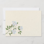 Schattige rustiek boerderij floraal baby shower kaart (Achterkant)