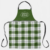 Schattige rustiek Boerderij Verse kerstbomen Schort (Voorkant)