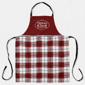 Schattige rustiek Boerderij Verse kerstbomen Schort (Voorkant)