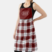 Schattige rustiek Boerderij Verse kerstbomen Schort (Insitu)