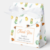 Schattige rustiek groen lieveheersbeestje tuin Bab Bedankdoosjes (Voorkant)