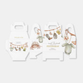 Schattige rustiek Vissen Baby shower Bedankdoosjes (Uitgevouwen)