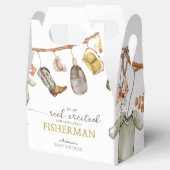 Schattige rustiek Vissen Baby shower Bedankdoosjes (Geopend)