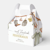 Schattige rustiek Vissen Baby shower Bedankdoosjes (Voorkant Zijde)