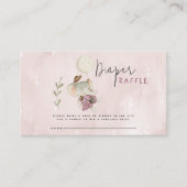 Schattige rustieke Boho Baby shower olifant Informatiekaartje (Voorkant)