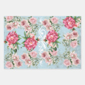 Schattige rustieke  Franse Jardin fleuriste Inpakpapier Vel (Voorkant 2)