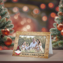 Schattige Rustieke Houthakkerskabouter Kerst Foto