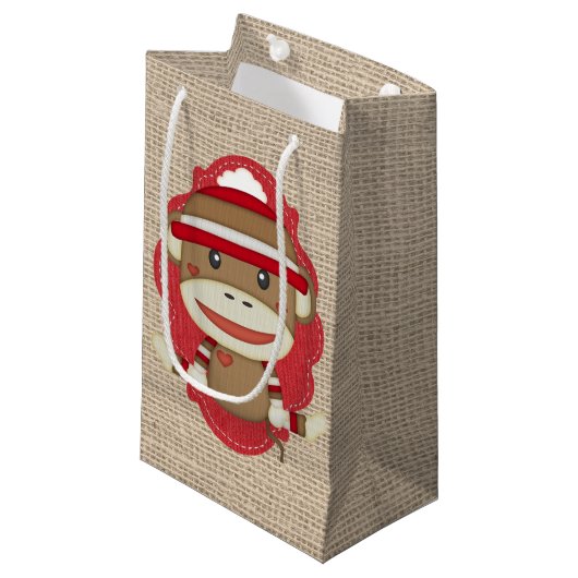 Schattige Rustige SOCRACKELE SOCTOPARTIJ Klein Cadeauzakje (Voorkant Gekanteld)