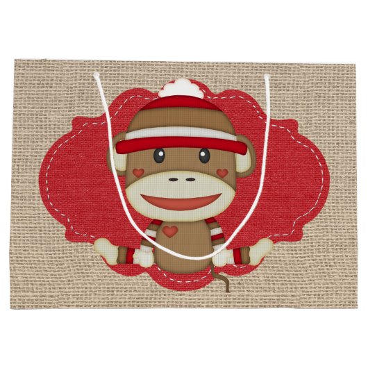 Schattige Rustige SOCRACKELE SOCTOPARTIJ Large Cadeautasje (Achterkant)