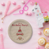 Schattige Rustige SOCRACKELE SOCTOPARTIJ Papieren Bordje (Feest)