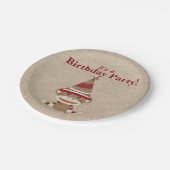 Schattige Rustige SOCRACKELE SOCTOPARTIJ Papieren Bordje (Gekanteld)