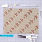 Schattige Rustige SOCRACKELE SOCTOPARTIJ Tissuepapier (Craft)