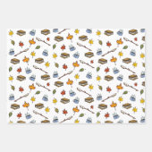 Schattige S’mores Campfire Happy Camper Verjaardag Inpakpapier Vel (Voorkant)