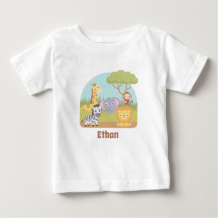 Schattige Safari Dieren, Giraffe, Leeuw, Zebra Naa
