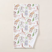 Schattige Safari Dieren Kinder Bad Handdoek (Handdoek)