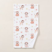 Schattige Safari Leeuw & Tijgerpatroon Bad Handdoek (Handdoek)