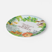 Schattige Safari Oerwoud Baby shower Bord (Gekanteld)