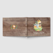 Schattige Safari Oerwoud Baby shower gastenboek (Volledig)