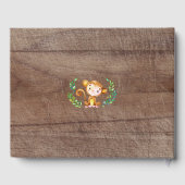 Schattige Safari Oerwoud Baby shower gastenboek (Achterkant)